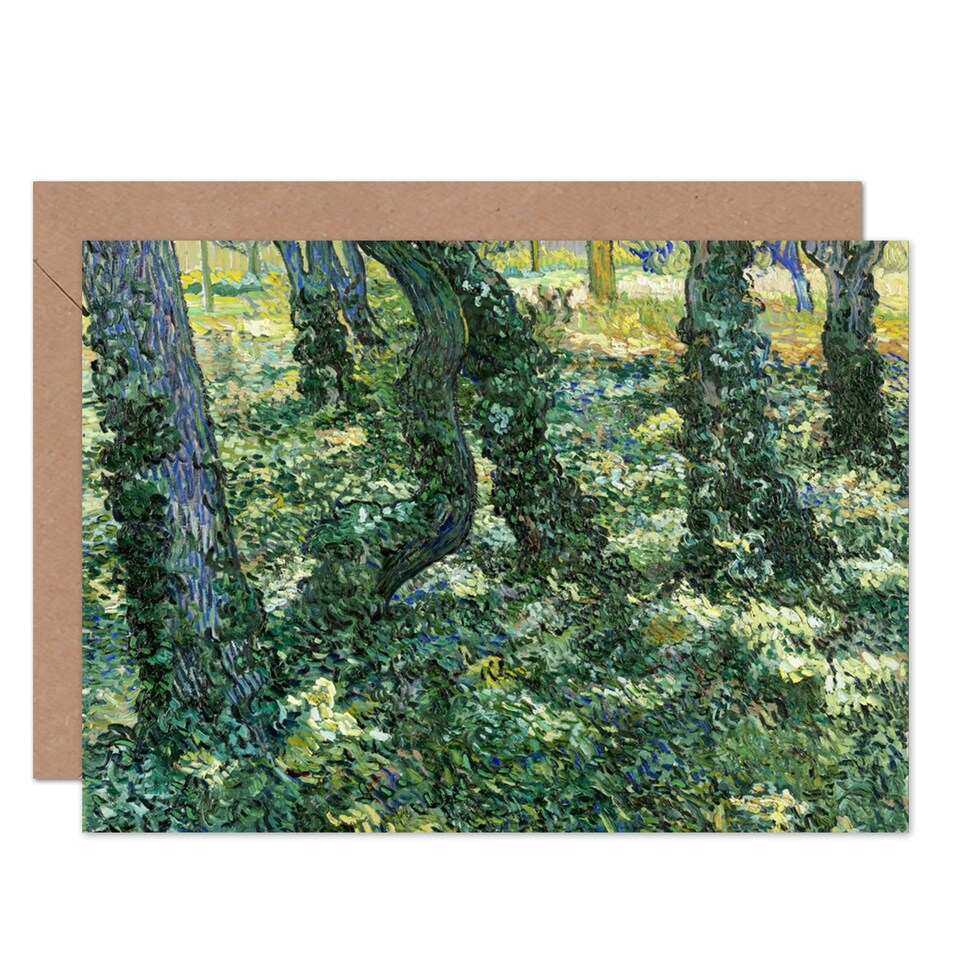 image 1 of Van Gogh Undergrowth Blank Art Card