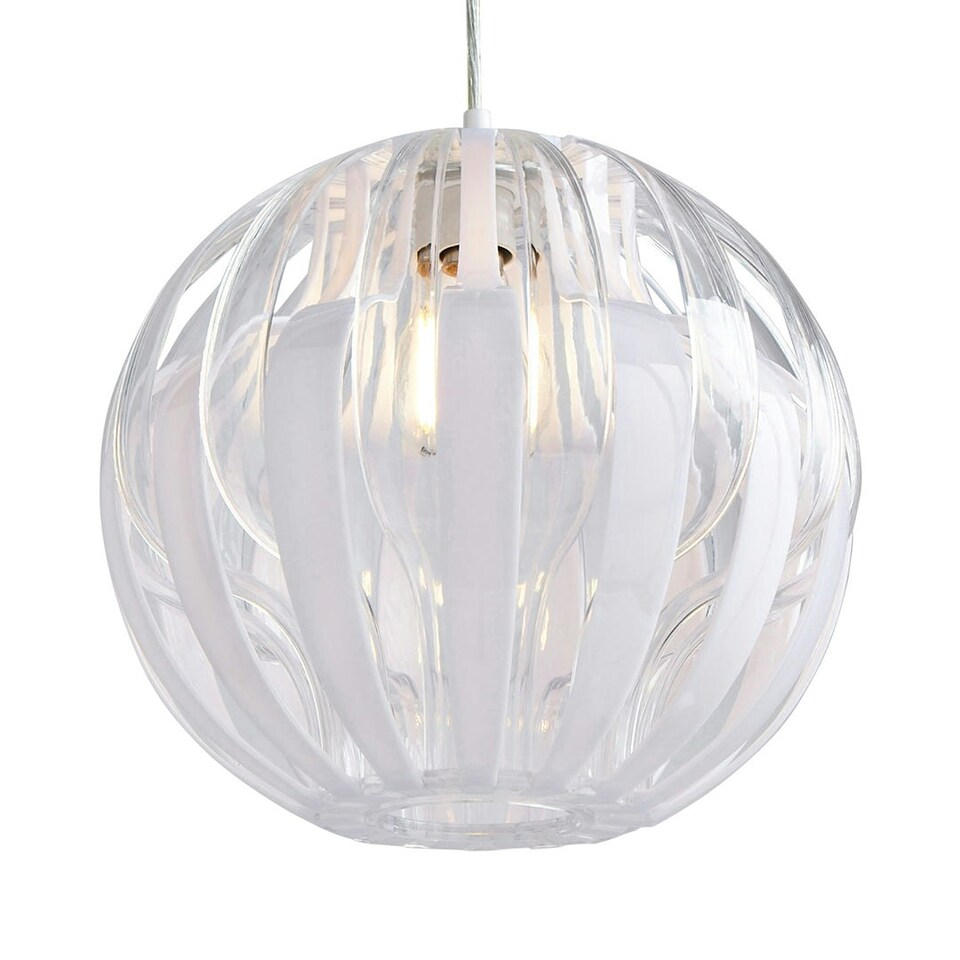 image 1 of Bimber White Easy-Fit Pendant Ceiling Light
