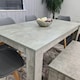 image 3 of Dining Table Set with 4 Chairs Dining Room and Kitchen table set of 4, and Bench Grey