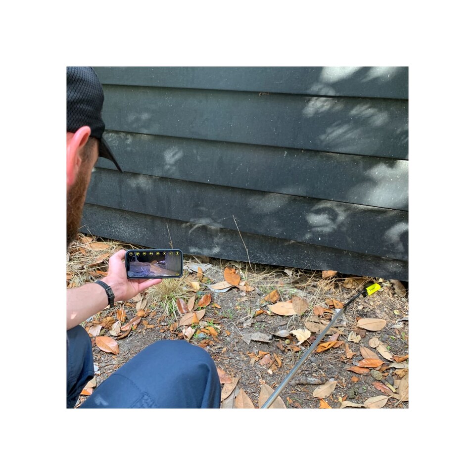 image 1 of Ferret Stick Mini 47 (120 cm) Compact Anti-Twist Extension Rod & 360 Rotatable Hands-Free Phone Holder Wristband for Ferret Inspection Cameras
