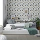 image 1 of Tyler Grey And White Guest Bed And Trundle With Noah Memory Foam Mattresses