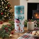 image 2 of Christmas Metal Storage Mini Tins Set Nesting Stacking Containers Festive Design | Multi | Teal