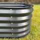 image 6 of Corrugated Metal Raised Bed Garden Vegetable Planter in Dark Grey - Pack of 2