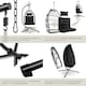 image 5 of Egg Chair Ariane with Swing Seat Frame, Thick Cushions and Protective Cover | Black | black | 1