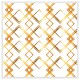image 1 of Geometric golden pattern (Picture Frame) White | L