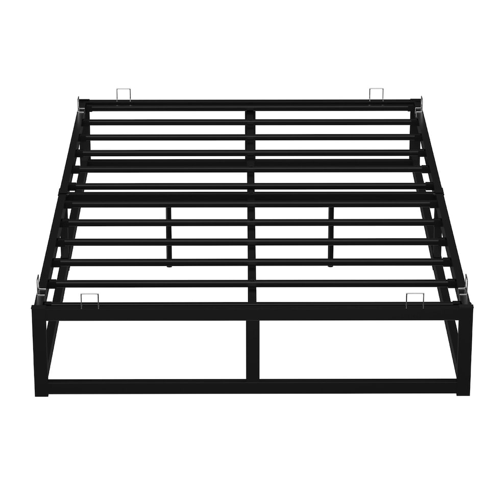 image 1 of King Bed Frame Extra Strong Platform Metal Frame Bedroom Easy Build (Copy)
