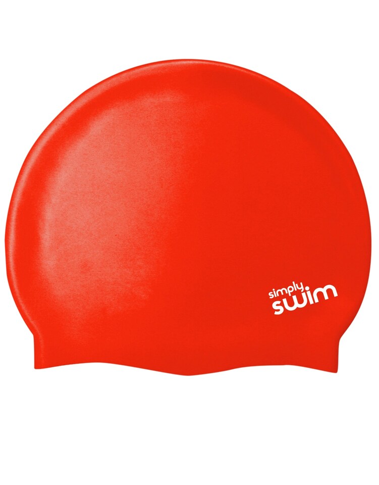 Simply Swim Junior Silicone Swim Cap - Solid Colours
