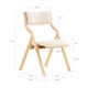 image 3 of SoBuy FST40-W,Folding Dining Chairs Wooden Padded Chair with Backrest