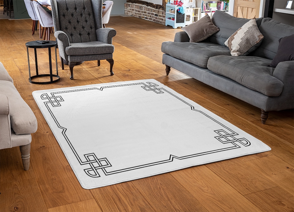 image 1 of Roman Ornamental Frame Rug | Multi