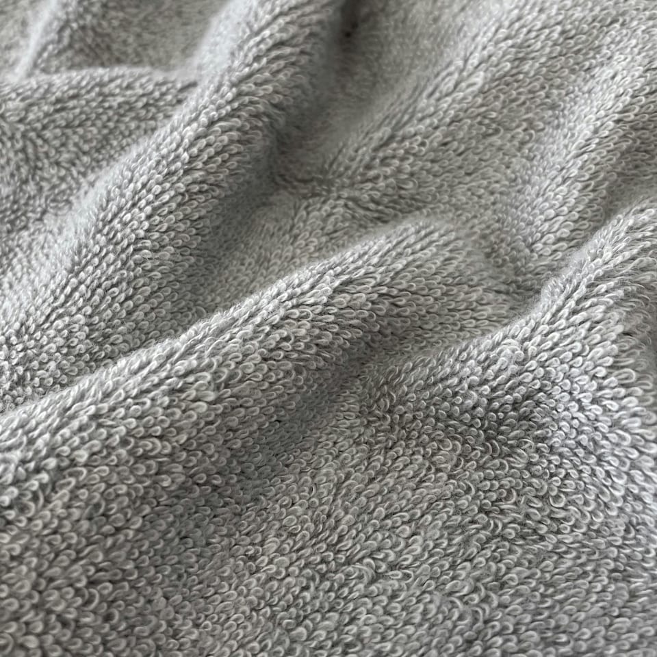 image 1 of Luxury Marlborough Bamboo Towels - Super Soft, Absorbent & Hypo-Allergenic Silver | Hand towel