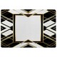 image 1 of Art Deco Frame (Rug) Black | Medium: 80x150cm