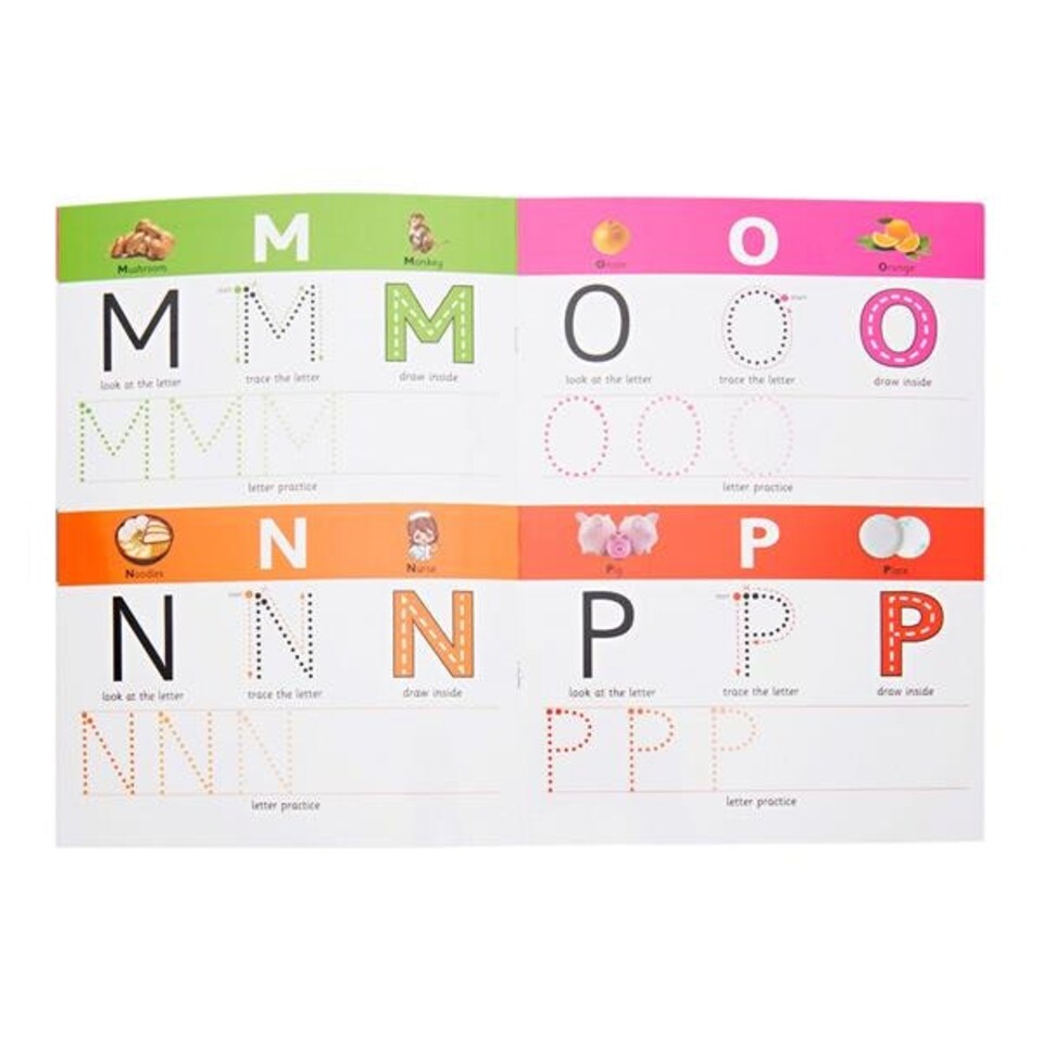 image 1 of A4 14 Pages Wipe Clean Activity Alphabet Book With Pen by Ormond