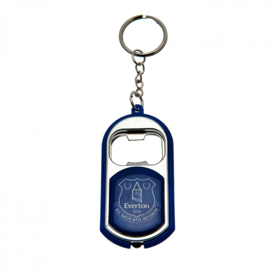 Everton FC Key Ring Torch Bottle Opener - Blue - One Size