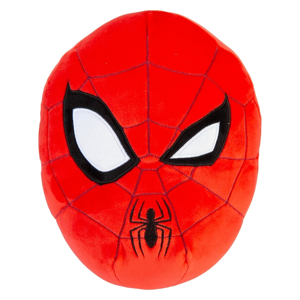 PMS Spiderman Oval Cushion Plush Red - 22cm x 16cm