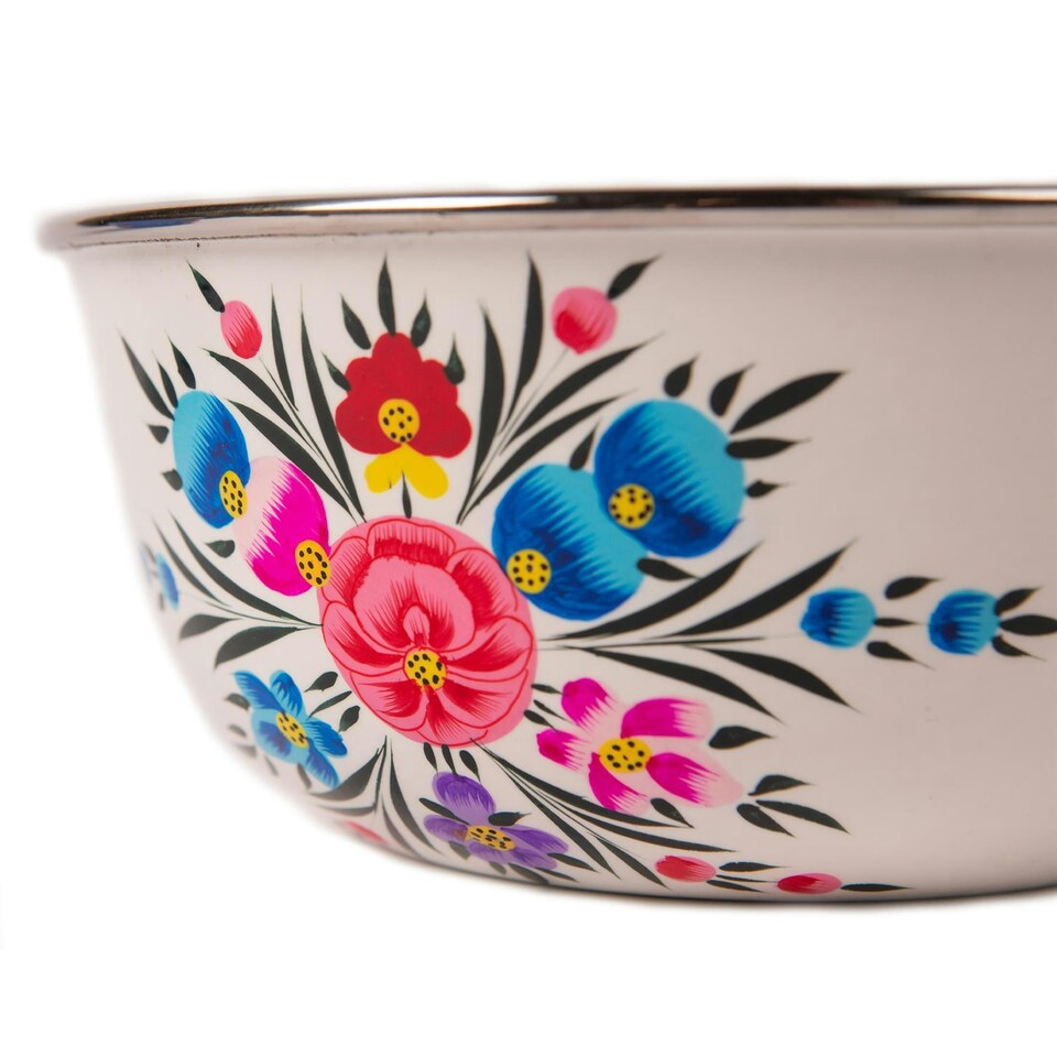 image 1 of BillyCan Picnic Bowl - 18.5cm  - Cotton Pansy