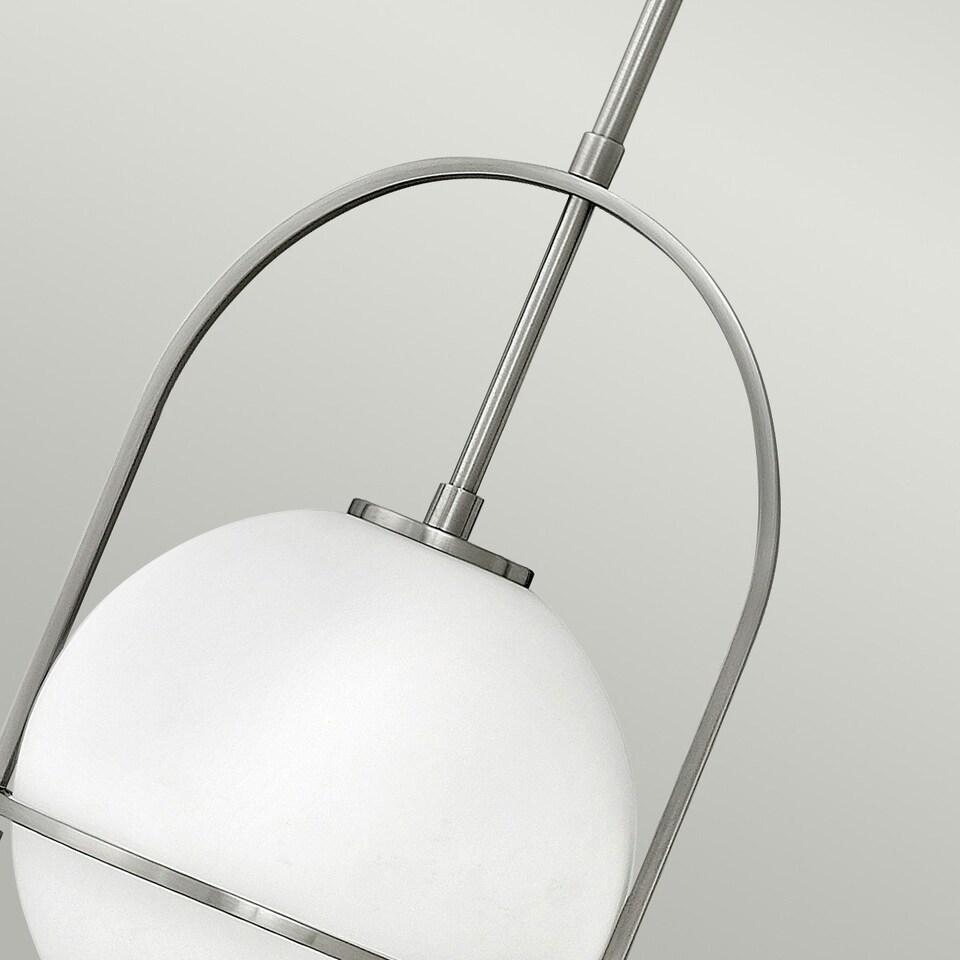 image 1 of Hinkley Somerset Globe Pendant Ceiling Light Brushed Nickel