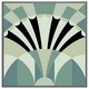 image 1 of Green geo arches (Picutre Frame) Grey | XS