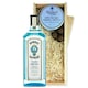 image 1 of Bombay Sapphire London Dry Gin And Dark Sea Salt Charbonnel Chocolates Box 70cl 40% abv