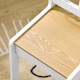 image 5 of SoBuy Kids Desk and Chair Set with 2 Storage Shelves and Paper Roll Holder, White/Natural, 31.4x19.6x25.1 in, 15.3 kg - KMB60-WN