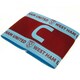image 3 of West Ham United FC Unisex Captains Arm Band - Red/Blue - One Size