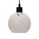 image 1 of Confetti - Glass Globe with Black Pendant Fitting