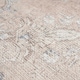 image 4 of KUKOON Neutral Beige Distressed Traditional Medallion Non Slip Washable Low Pile Rug 80cm x 150cm