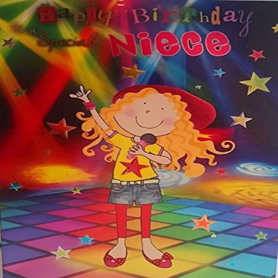 image 1 of To A Special Niece - Birthday Greeting Card