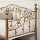 image 3 of Essendon Vintage Living Room Bedroom Antique Brass Metal Day Bed (Single)