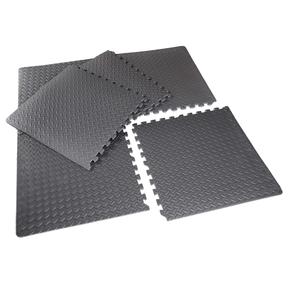 image 1 of Interlocking Soft EVA Foam Floor Tiles Flooring | Grey | Pack of 32pcs