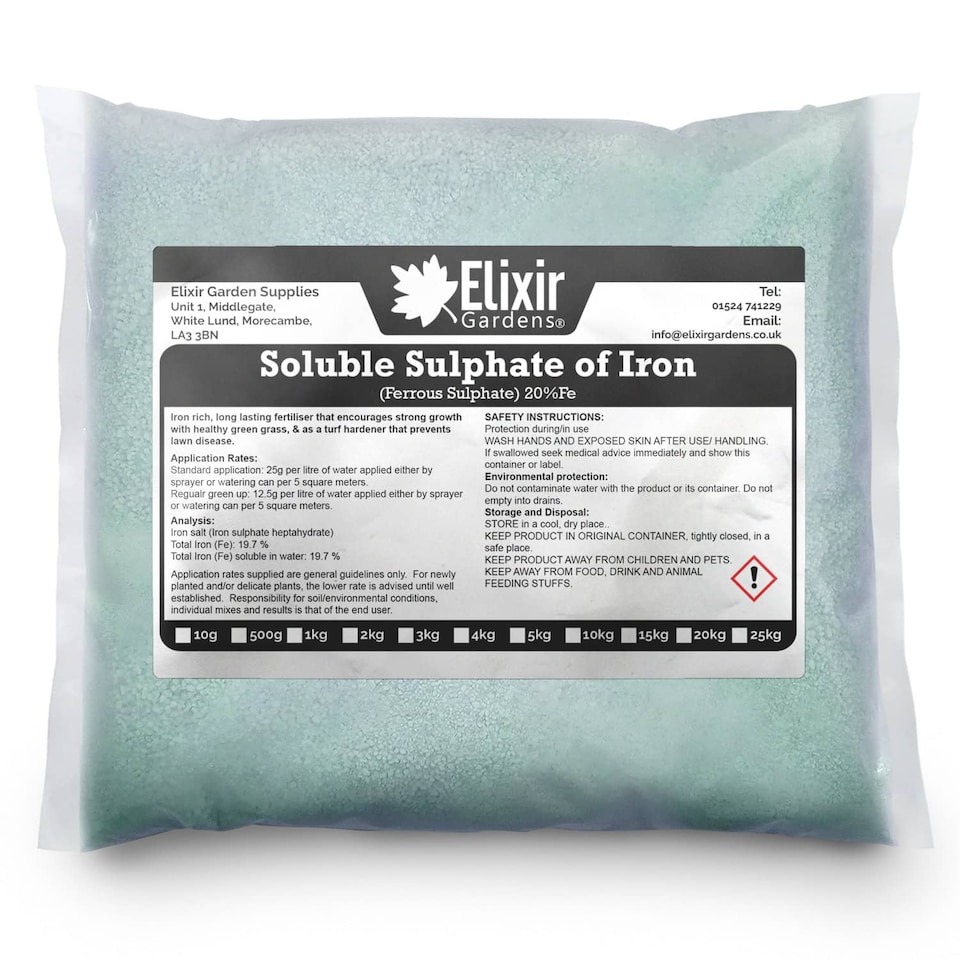 image 1 of Elixir Gardens Sulphate of Iron bag x 5kg