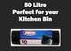 image 4 of Hero 50L Black Bin Bags – Strong Heavy Duty Rubbish Sacks | Tear-Resistant Waste Liners for Kitchen, Home, Office & Garden – 10 Bags