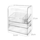 image 5 of Living and Home 3-Tier Transparent Cosmetics Makeup Storage Organizer