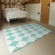 image 3 of Green uncommon boho chic summer design (Rug) Green | Large: 140x200cm