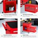 image 5 of Tool Chest - 8 drawers, 4 wheels, multiple layouts, lockable Red