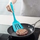 image 10 of Zeal Silicone Flexible Slotted Kitchen Turner, 30cm, Sage Green
