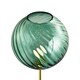image 3 of Designer Chic Floor Lamp with Brushed Gold Base and Emerald Green Glass Shade | Green | Green | 1