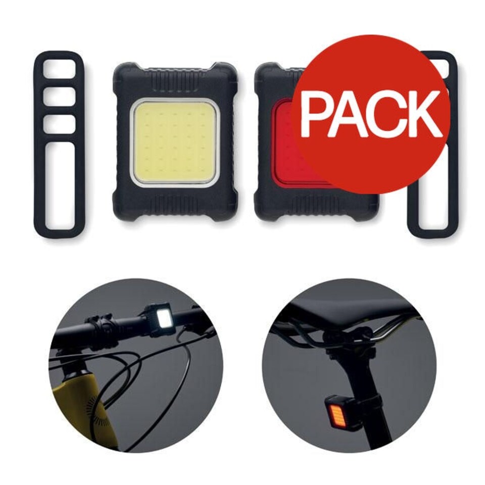 MidOcean Blight Front Bike Lights Set (Pack of 2) - Black - One Size