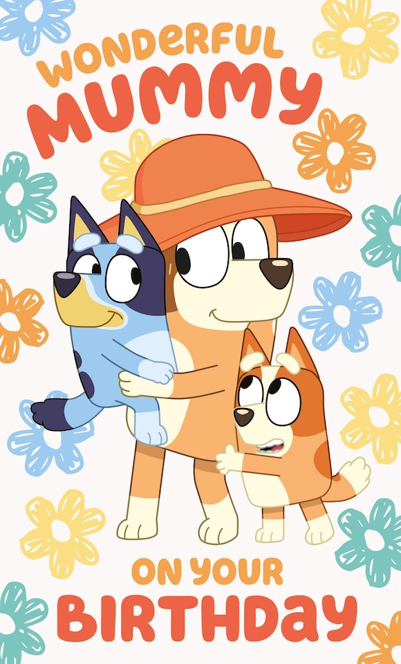 image 1 of Bluey Mummy Birthday Card