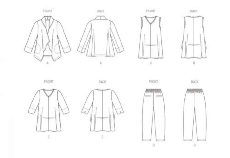 image 1 of Vogue 1959 Paper Sewing Pattern – Women’s Jackets, Tops, Tunics & Trousers, Size B5 (8–10–12–14–16), Advanced
