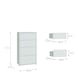 image 8 of Alice Springs Tall 4 Drawer Chest with Push-to-Open Drawers in Light Grey