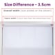image 2 of 195cm Triangle Edge Sheer Linen Roller Blind | Metal Fittings