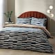 image 1 of Hoem Piper Abstract Cotton Rich Reversible Super King Duvet Cover Set