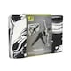 image 2 of Urban Fitness Equipment Marble Yoga Block - Black/White - One Size