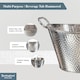 image 3 of Buckingham Hammered Stainless Steel Beverage Tub 19 Litres (42 cm) Multi-Purpose Ice Bucket