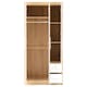 image 3 of Seville 3 Door 2 Drawer Triple Wardrobe White