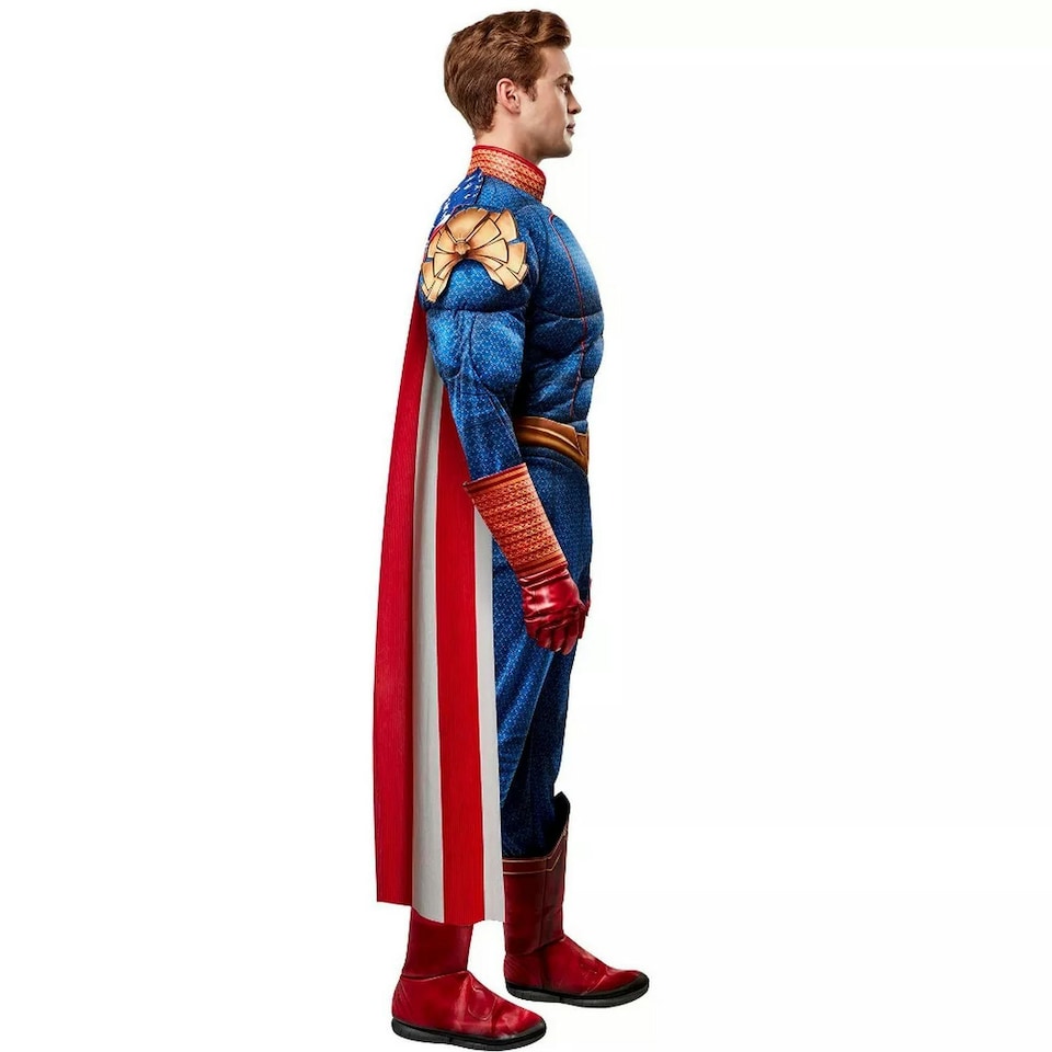 image 1 of The Boys Unisex Adult Deluxe The Homelander Costume - Blue/Red - L