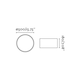 image 2 of Seven 3 Light Large Flush Ceiling Light White, E27