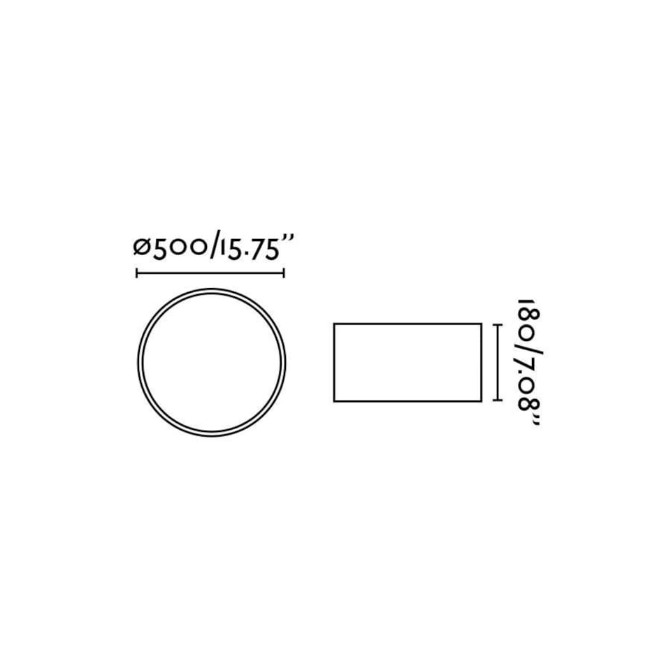 image 1 of Seven 3 Light Large Flush Ceiling Light White, E27