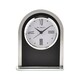 image 1 of Widdop Gifts Black and Silver Mantel Clock