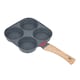image 1 of Living and Home Multifunctional Non-stick 4 Compartment Frying Pan